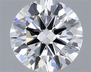 Picture of Lab Grown Diamond 0.72 Carats, Round with Excellent Cut, D Color, VVS2 Clarity and Certified by IGI