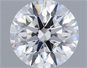 Lab Grown Diamond 0.74 Carats, Round with Ideal Cut, D Color, VVS2 Clarity and Certified by IGI