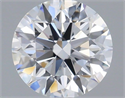 Lab Grown Diamond 0.72 Carats, Round with Ideal Cut, D Color, VVS2 Clarity and Certified by IGI