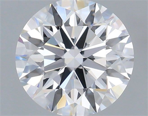 Picture of Lab Grown Diamond 0.86 Carats, Round with Ideal Cut, D Color, VVS2 Clarity and Certified by IGI