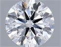 Lab Grown Diamond 0.93 Carats, Round with Ideal Cut, D Color, VS1 Clarity and Certified by IGI