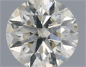 Natural Diamond 0.40 Carats, Round with Excellent Cut, J Color, SI1 Clarity and Certified by IGI