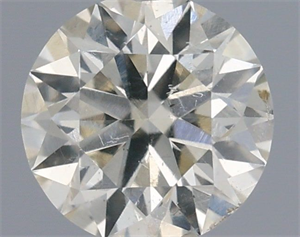 Picture of Natural Diamond 0.40 Carats, Round with Excellent Cut, J Color, SI1 Clarity and Certified by IGI