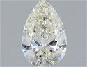 Natural Diamond 1.00 Carats, Pear with  Cut, I Color, VVS2 Clarity and Certified by IGI