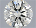 Diamante Natural 0.44 quilates, Redondo , Color J, claridad VS2 y certificado IGI