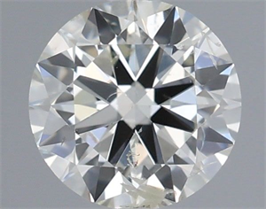 Picture of Natural Diamond 0.50 Carats, Round with Excellent Cut, I Color, I1 Clarity and Certified by IGI