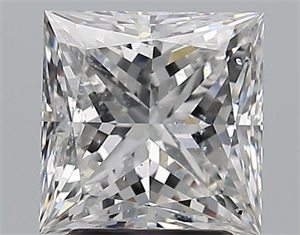 Foto Diamante Natural 2.51 quilates, Princesa , Color G, claridad SI2 y certificado GIA de