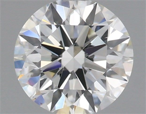 Picture of Natural Diamond 1.09 Carats, Round with Excellent Cut, H Color, VS1 Clarity and Certified by IGI