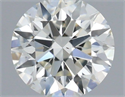 Natural Diamond 0.40 Carats, Round with Excellent Cut, H Color, VS1 Clarity and Certified by IGI