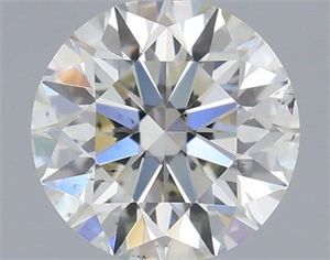 Picture of Natural Diamond 0.46 Carats, Round with Excellent Cut, H Color, SI1 Clarity and Certified by IGI