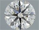 Diamante Natural 1.20 quilates, Redondo , Color K, claridad VVS2 y certificado IGI