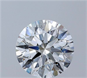 Natural Diamond 2.09 Carats, Round with Excellent Cut, F Color, VVS1 Clarity and Certified by GIA