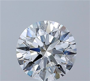 Picture of Natural Diamond 2.09 Carats, Round with Excellent Cut, F Color, VVS1 Clarity and Certified by GIA