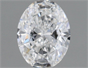 Diamante Natural 0.50 quilates, Ovalado , Color E, claridad VS1 y certificado GIA