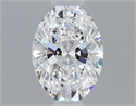 Diamante Natural 0.40 quilates, Ovalado , Color D, claridad SI2 y certificado GIA
