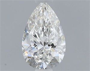 Picture of Natural Diamond 0.41 Carats, Pear with  Cut, G Color, VVS2 Clarity and Certified by GIA