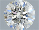 Natural Diamond 0.43 Carats, Round with Excellent Cut, I Color, VS1 Clarity and Certified by IGI