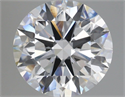 Lab Grown Diamond 5.53 Carats, Round with Ideal Cut, F Color, VS1 Clarity and Certified by IGI