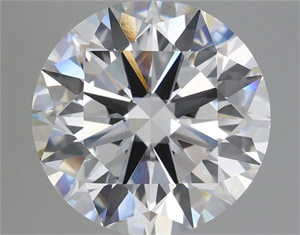 Picture of Lab Grown Diamond 5.53 Carats, Round with Ideal Cut, F Color, VS1 Clarity and Certified by IGI