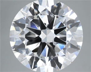 Picture of Lab Grown Diamond 6.04 Carats, Round with Excellent Cut, E Color, VS2 Clarity and Certified by IGI