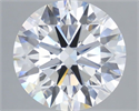 Lab Grown Diamond 6.07 Carats, Round with Ideal Cut, F Color, VVS2 Clarity and Certified by IGI