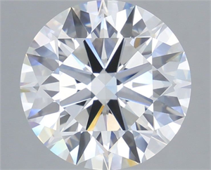 Picture of Lab Grown Diamond 6.07 Carats, Round with Ideal Cut, F Color, VVS2 Clarity and Certified by IGI