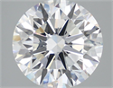 Lab Grown Diamond 5.04 Carats, Round with Excellent Cut, E Color, VVS1 Clarity and Certified by IGI