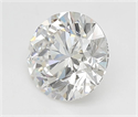 Lab Grown Diamond 3.51 Carats, Round with Ideal Cut, H Color, VS1 Clarity and Certified by IGI