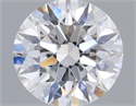 Lab Grown Diamond 1.03 Carats, Round with Excellent Cut, D Color, VS1 Clarity and Certified by IGI