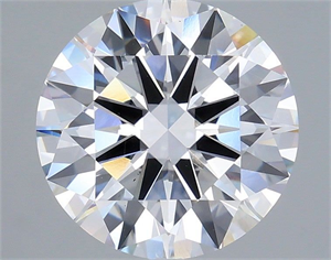 Picture of Lab Grown Diamond 4.20 Carats, Round with Excellent Cut, E Color, VS2 Clarity and Certified by IGI