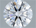 Lab Grown Diamond 1.04 Carats, Round with Ideal Cut, D Color, VVS1 Clarity and Certified by IGI