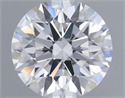 Lab Grown Diamond 1.26 Carats, Round with Ideal Cut, D Color, VS2 Clarity and Certified by IGI