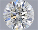 Natural Diamond 0.40 Carats, Round with Very Good Cut, H Color, VS1 Clarity and Certified by IGI