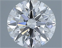 Natural Diamond 0.51 Carats, Round with Excellent Cut, G Color, VS2 Clarity and Certified by GIA