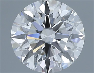 Picture of Natural Diamond 0.51 Carats, Round with Excellent Cut, G Color, VS2 Clarity and Certified by GIA
