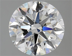 Picture of Natural Diamond 2.50 Carats, Round with Excellent Cut, H Color, VVS2 Clarity and Certified by GIA