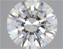 Natural Diamond 3.02 Carats, Round with Excellent Cut, H Color, SI1 Clarity and Certified by GIA