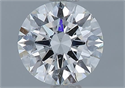 Diamante Natural 0.70 quilates, Redondo , Color H, claridad SI1 y certificado GIA
