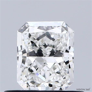 Picture of Natural Diamond 0.51 Carats, Radiant with  Cut, G Color, SI2 Clarity and Certified by GIA