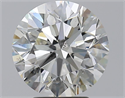 Natural Diamond 4.00 Carats, Round with Excellent Cut, J Color, SI2 Clarity and Certified by GIA
