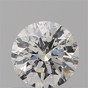 Picture of Natural Diamond 0.56 Carats, Round with Excellent Cut, I Color, I1 Clarity and Certified by GIA