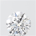 Lab Grown Diamond 1.22 Carats, Round with Ideal Cut, D Color, VS1 Clarity and Certified by IGI