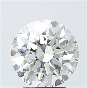Picture of Lab Grown Diamond 3.02 Carats, Round with Excellent Cut, F Color, VVS2 Clarity and Certified by IGI