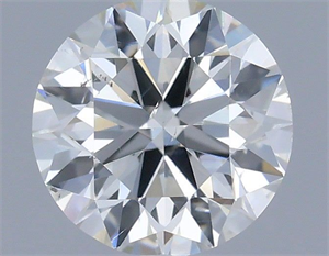 Picture of Natural Diamond 0.40 Carats, Round with Excellent Cut, H Color, SI1 Clarity and Certified by IGI