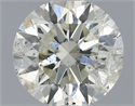 Natural Diamond 0.43 Carats, Round with Excellent Cut, I Color, SI2 Clarity and Certified by IGI