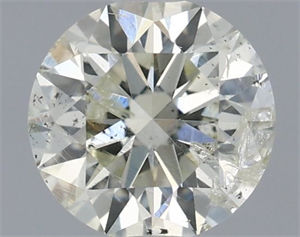 Picture of Natural Diamond 0.43 Carats, Round with Excellent Cut, I Color, SI2 Clarity and Certified by IGI