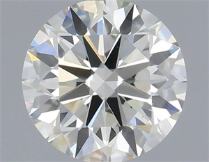 Picture of Natural Diamond 0.44 Carats, Round with Excellent Cut, I Color, VS1 Clarity and Certified by IGI