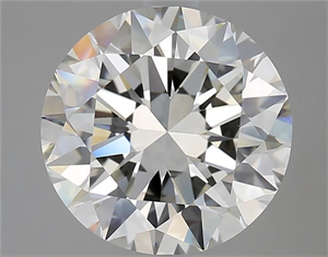 Picture of Natural Diamond 4.01 Carats, Round with Excellent Cut, H Color, VVS1 Clarity and Certified by IGI