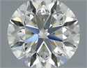 Natural Diamond 0.40 Carats, Round with Very Good Cut, I Color, SI1 Clarity and Certified by IGI