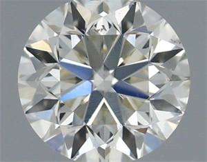 Picture of Natural Diamond 0.40 Carats, Round with Very Good Cut, I Color, SI1 Clarity and Certified by IGI